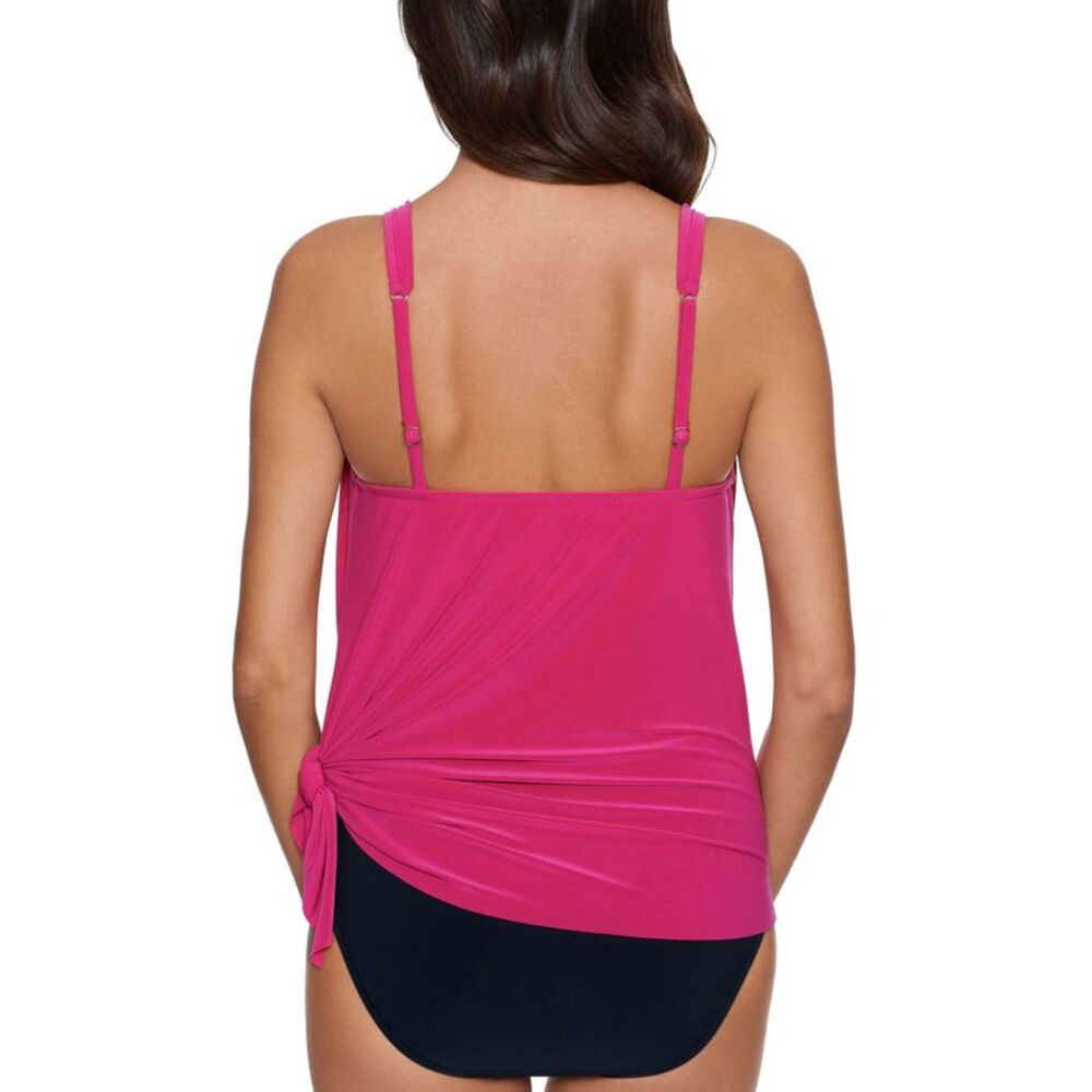 Magicsuit Womens Winnie Side Tie Underwire Tankini Top 14 Ruby Red - NWT $128 - Picture 2 of 6